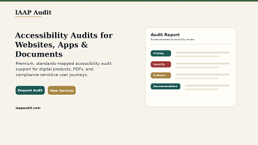Why accessibility audits matter